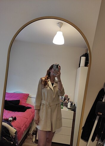 m Beden beyaz Renk Bershka süet ceket blazer