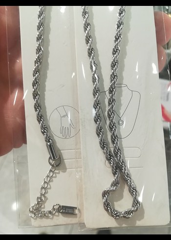 Minimalist Gri Zincir Detaylı Kadın El Zinciri - Görsel 5