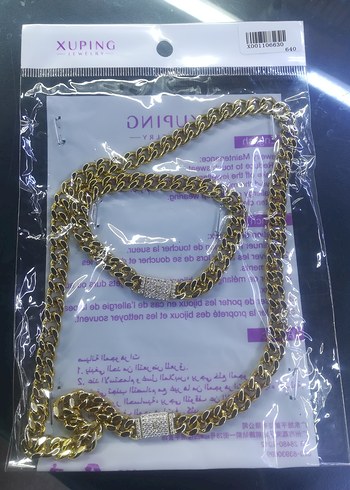 JUPİNG Zincir Detaylı Kadın Altın Renkli El Zinciri - Görsel 5