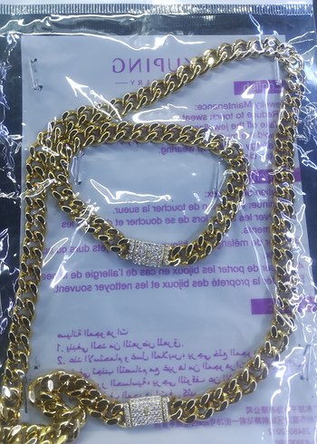 JUPİNG Zincir Detaylı Kadın Altın Renkli El Zinciri - Görsel 7