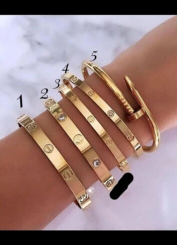 CARTIER CELIK BİLEKLİKKKKK