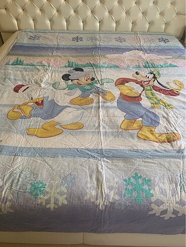 Taç lisanslı disney yatak örtüsü tek kişilik