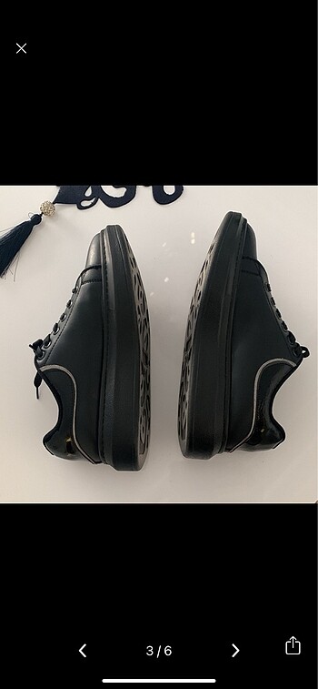 40 Beden Divarese spor ayakkabı siyah