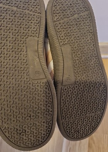 Kız Çocuk Beyaz Cırtlı Spor Ayakkabı - Görsel 4