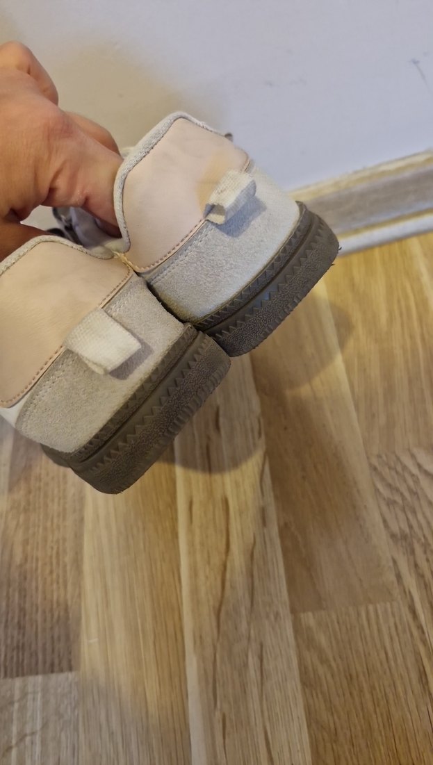 Kız Çocuk Beyaz Cırtlı Spor Ayakkabı - Görsel 3