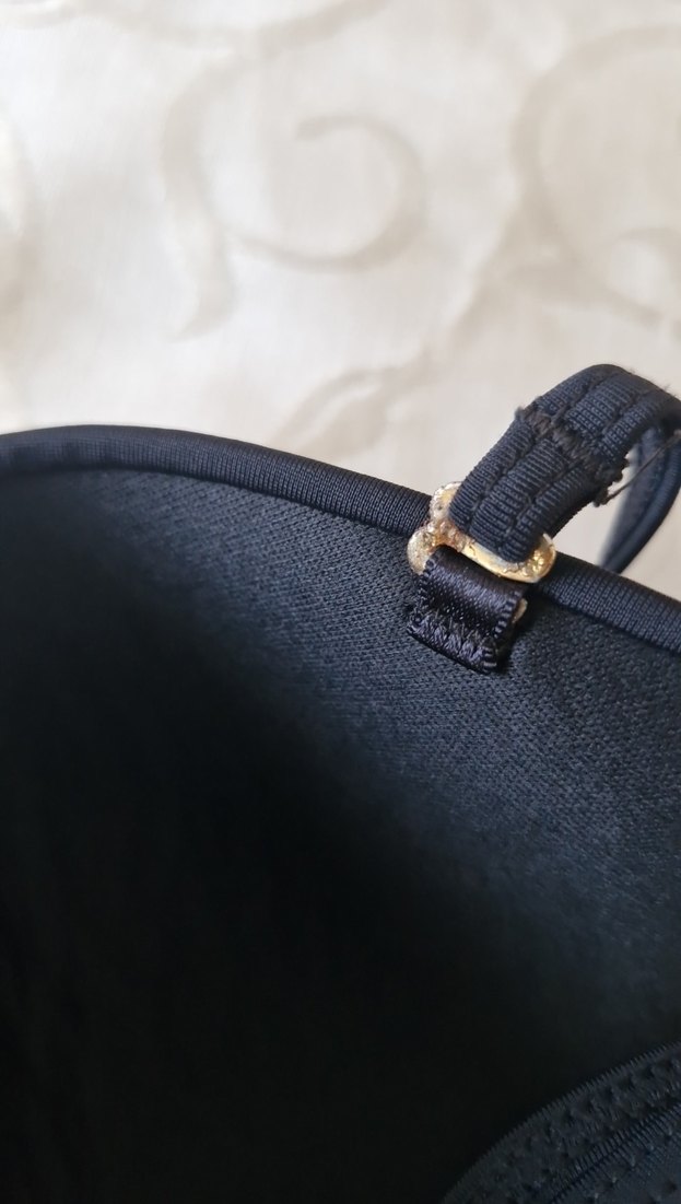 Siyah Minimalist bikini üstü - Görsel 5