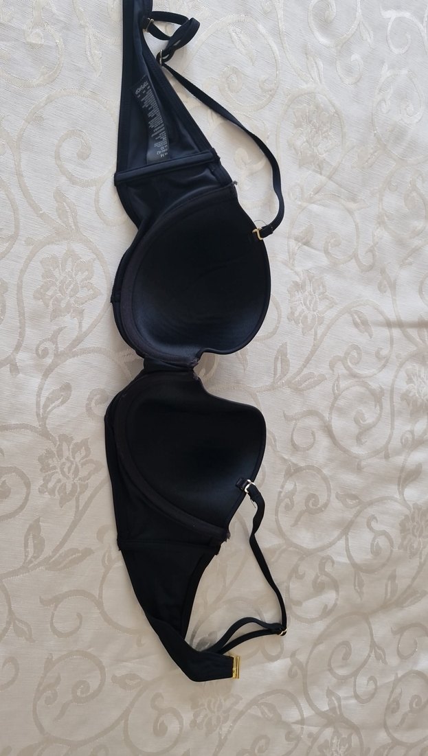 Siyah Minimalist bikini üstü - Görsel 2