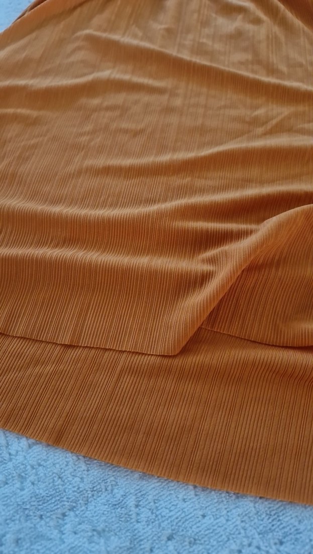 Kadın turuncu Mini Askılı Tulum - Görsel 3