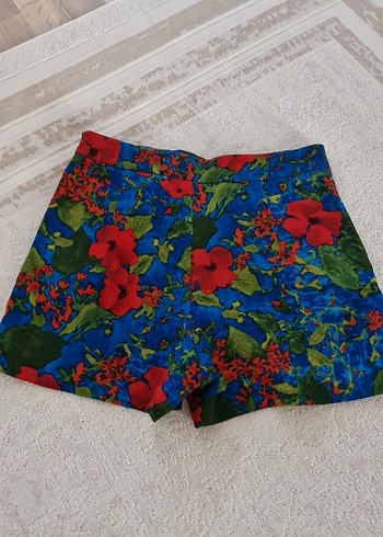 Renkli  Mini Şort - Görsel 5