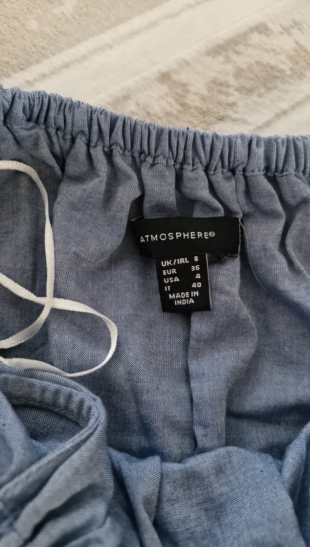 Nakışlı Fırfırlı Mini Tulum - Görsel 3