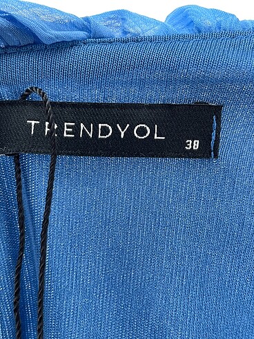 38 Beden mavi Renk Trendyol & Milla Uzun Elbise %70 İndirimli.
