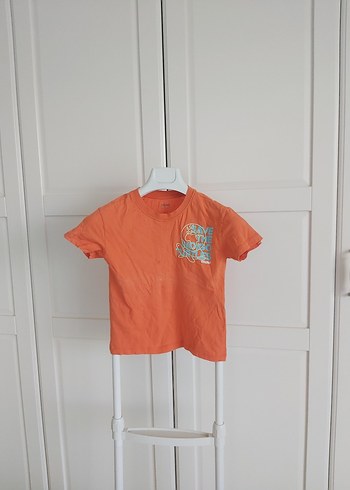 Turuncu Baskılı Erkek Çocuk Tişörtü - Görsel 6
