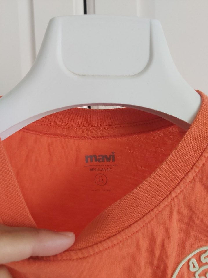 Turuncu Baskılı Erkek Çocuk Tişörtü - Görsel 4