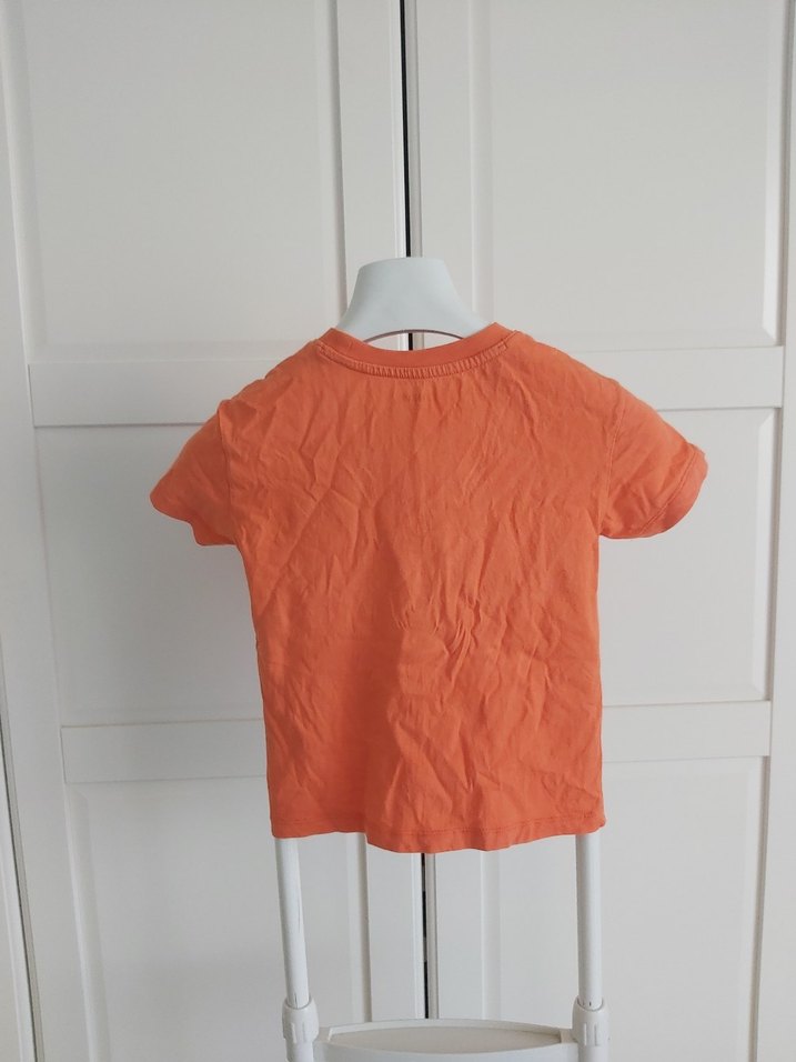 Turuncu Baskılı Erkek Çocuk Tişörtü - Görsel 2