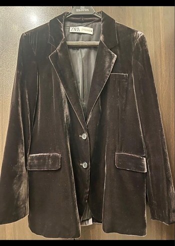 Siyah Uzun Kollu Kadın Blazer Ceket - Görsel 2