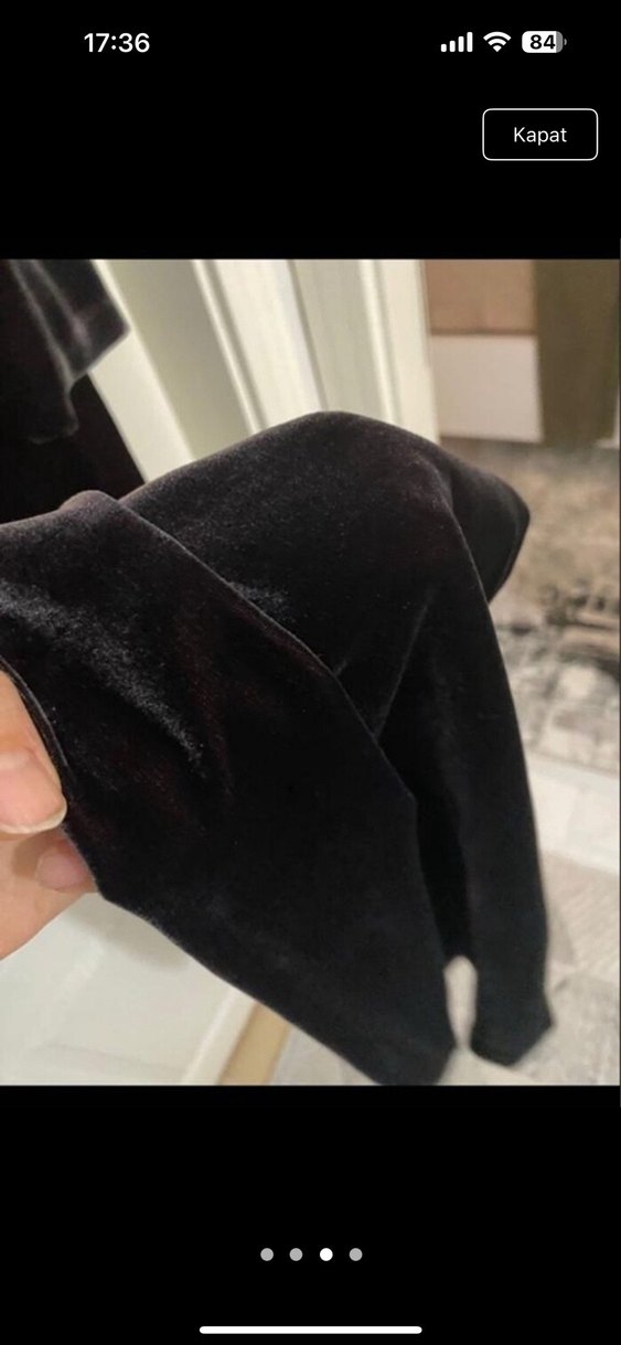 Siyah Uzun Kollu Kadın Blazer Ceket - Görsel 3