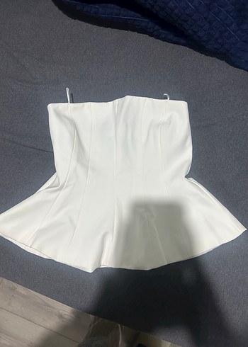 Beyaz Straplez Kadın Büstiyer - Görsel 4