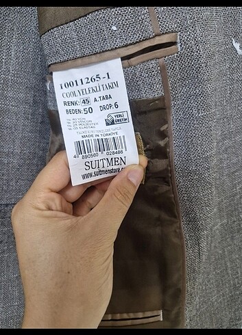 50 Beden camel Renk Takım elbise