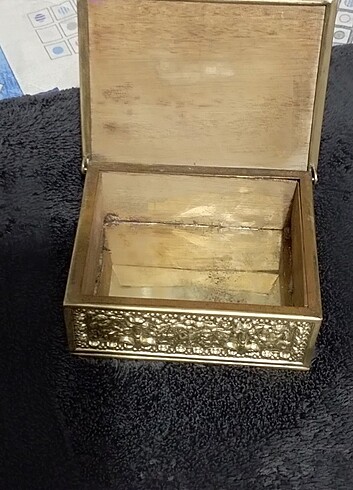 Beden altın Renk Antika bronz kutu