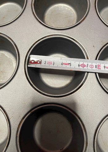 12'li Gri Muffin Kek Kalıbı - Görsel 5