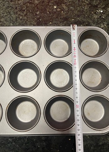 12'li Gri Muffin Kek Kalıbı - Görsel 4