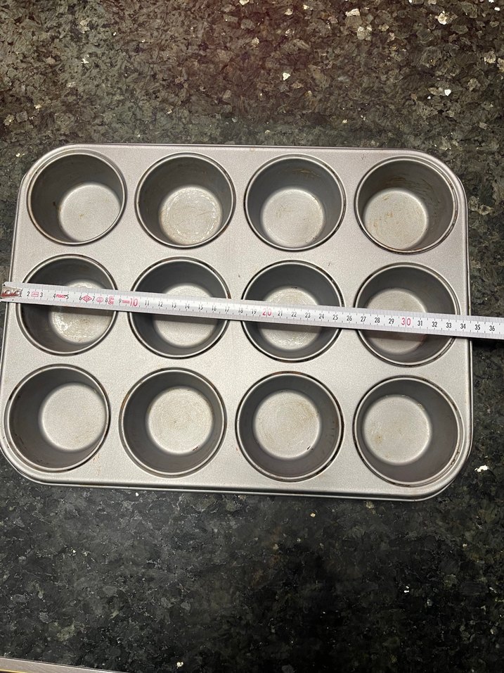 12'li Gri Muffin Kek Kalıbı - Görsel 3