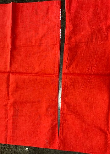 Nakışlı Kırmızı yastık kılıfı - Görsel 4