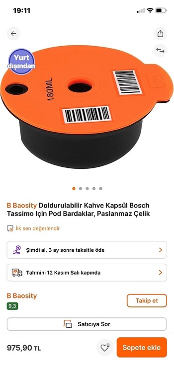  Beden Renk Tassimo Kapsül Kahve Makinası