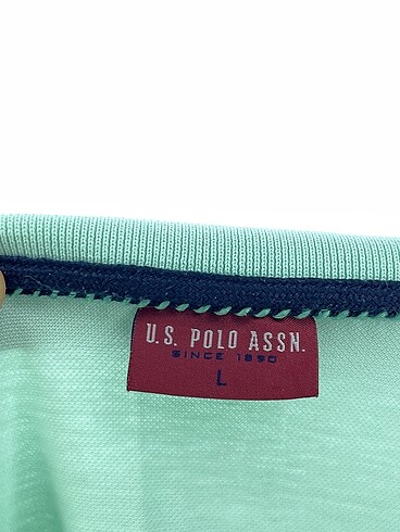 l Beden yeşil Renk U.S Polo Assn. T-shirt %70 İndirimli.