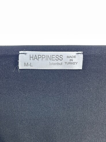 m Beden siyah Renk Happiness Kısa Elbise %70 İndirimli.