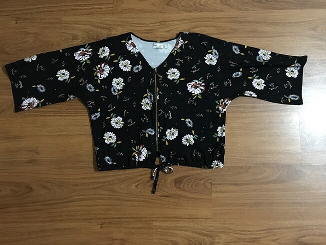 m Beden çeşitli Renk Zara çiçek desenli blu