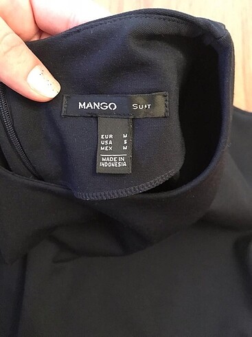 m Beden lacivert Renk Mango lacivert bluz