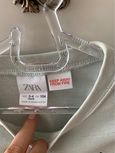 4 Yaş Beden Zara erkek çocuk tişört