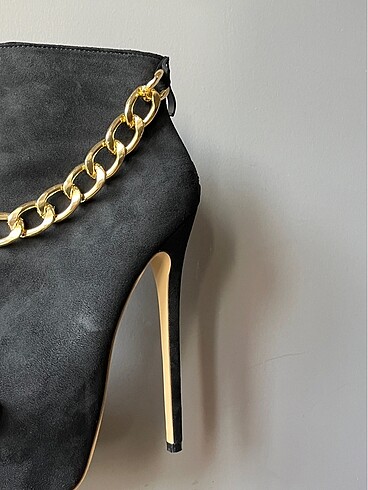 Zincirli Yüksek platform topuklu ayakkabı - Görsel 7