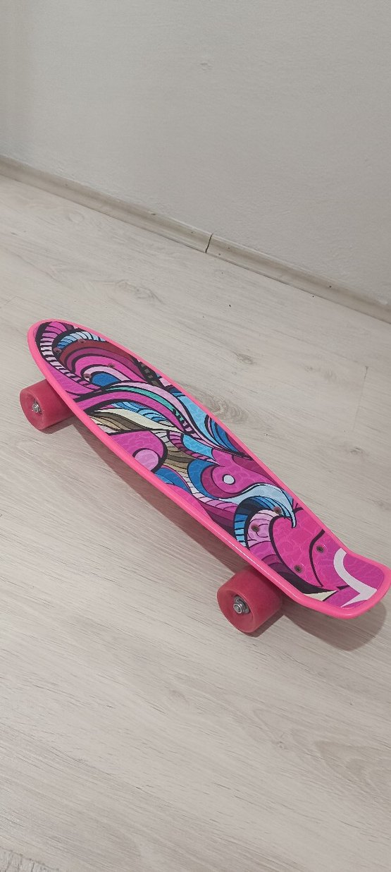 Renkli Pembe Çocuk Kaykay - Görsel 3