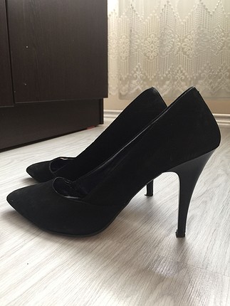 38 Beden Siyah stiletto ayakkabı