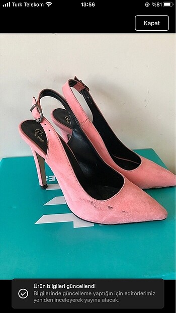 Bambi Pembe stiletto