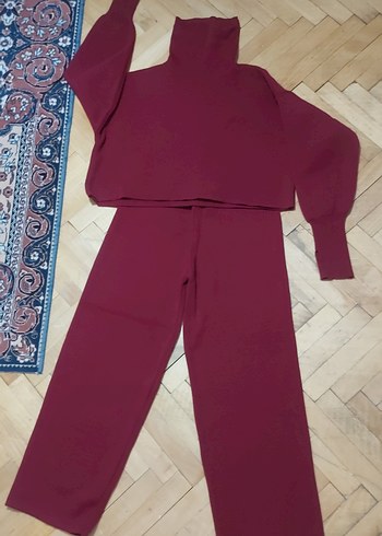 Bordo Kadın İkili Alt Üst Takım - Görsel 2