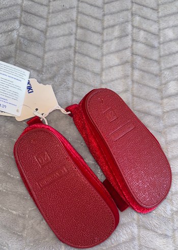 Kız Çocuk Kırmızı Fiyonk Detaylı Babet - Görsel 4