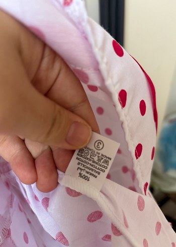 Puantiye Desenli Kız Çocuk Elbise - Görsel 4