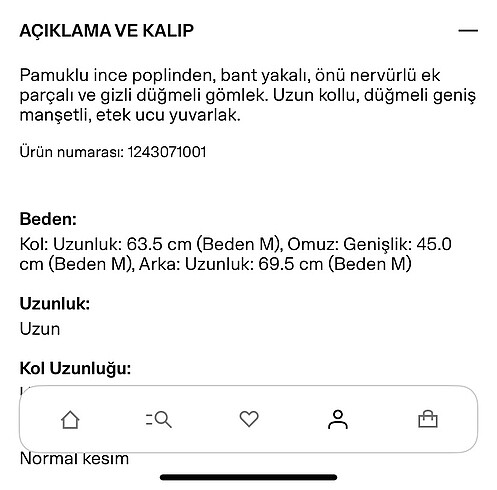l Beden beyaz Renk H&M poplin gömlek