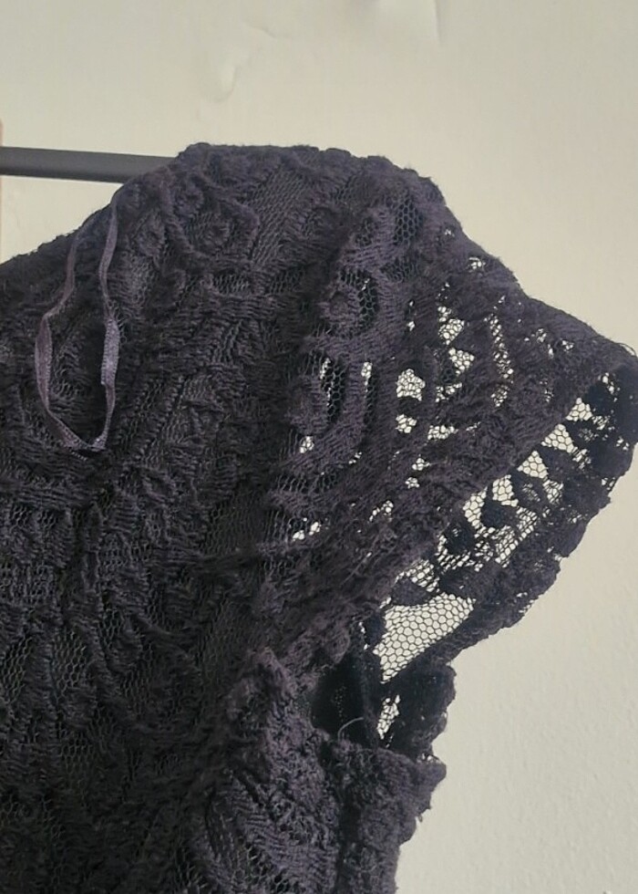 H&M DANTEL ABİYE ELBİSE - Görsel 2