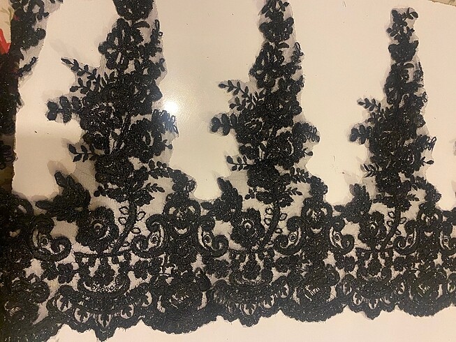  37 cm Fransız dantel