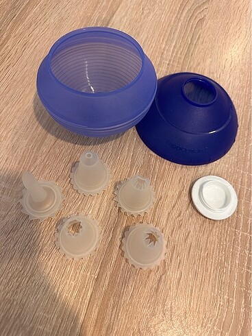  Beden lacivert Renk Tupperware krema sıkma , pasta süsleme aparatları