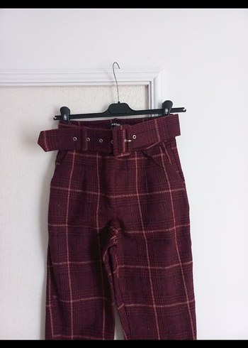 Ekoseli pantolon - Görsel 2