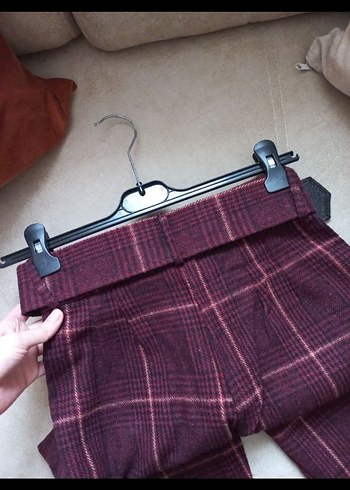 Ekoseli pantolon - Görsel 4