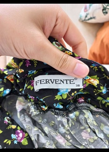 Çiçek Desenli Bohem Midi Elbise - Görsel 7