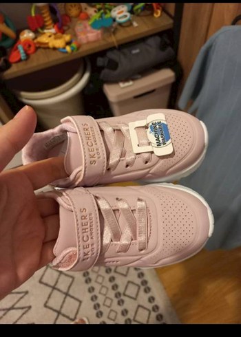 Kız Çocuk Pembe Yılan Desenli Spor Ayakkabı - Görsel 2