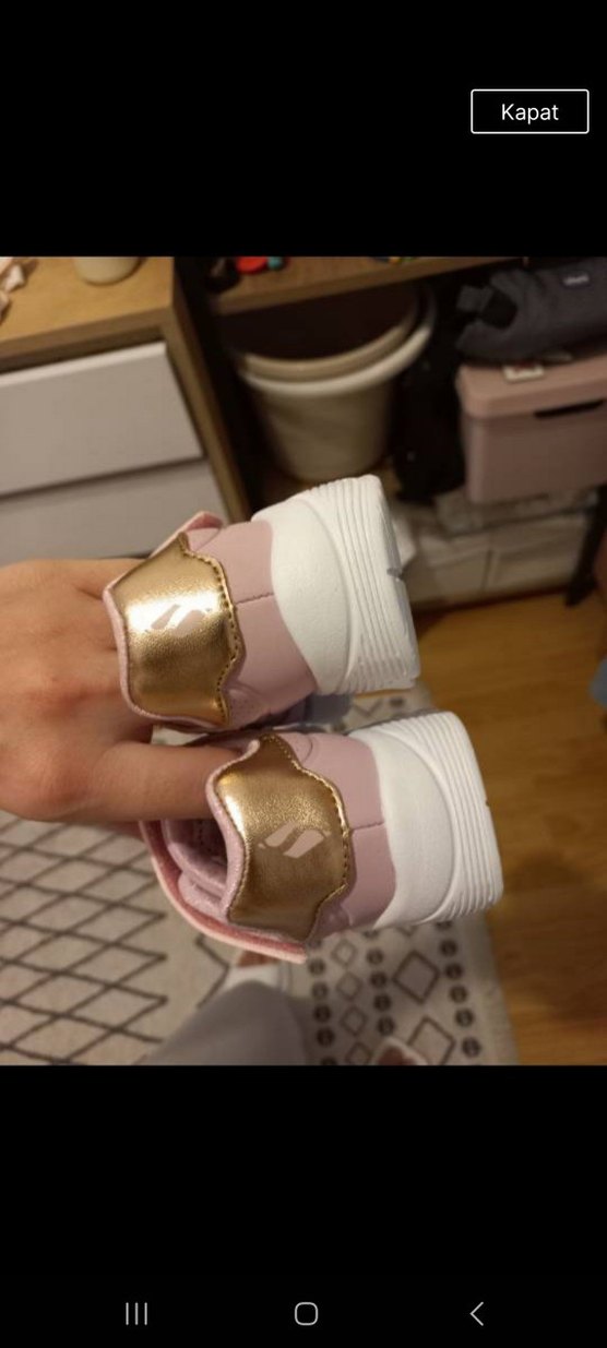 Kız Çocuk Pembe Yılan Desenli Spor Ayakkabı - Görsel 3