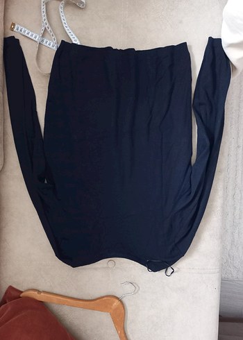 Lacivert V Yaka Düğmeli Kadın Hırka - Görsel 9